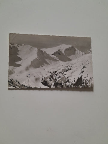AK Kleinwalsertal. Schwarzwasserhütte mit Steinmandl Didamskopf u. Gerachsattel.