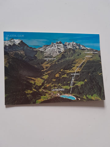 AK Das Gauertal im Alpenpark Montafon. Latschau.