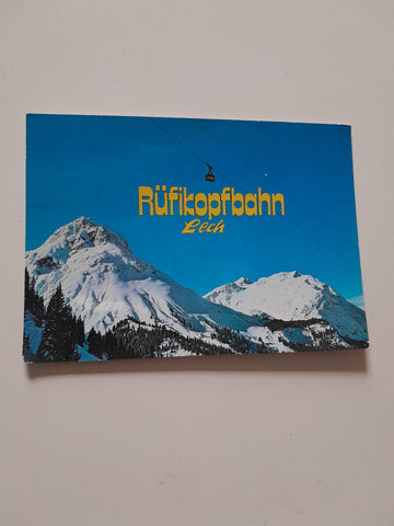 AK Lech. Rüfikopfbahn.