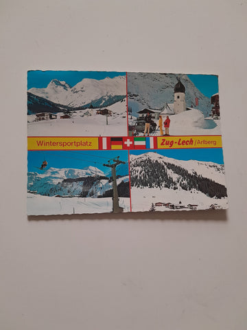 AK Wintersportplatz Zug-Lech.