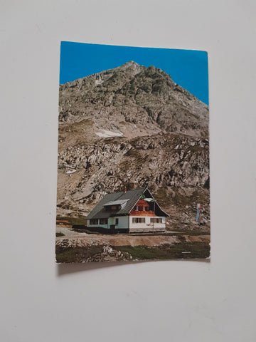 AK Göppinger Hütte gegen Hochlicht.