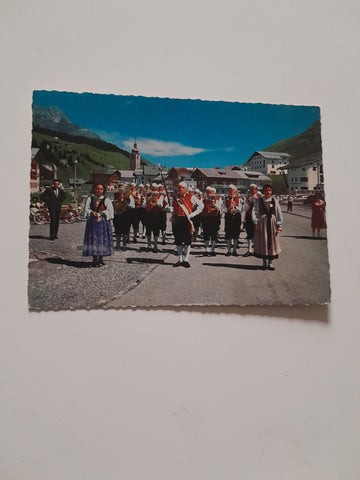 AK Lech am Arlberg. Trachtenkapelle.