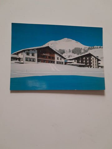 AK Lech am Arlberg. Hotel Austria. Familie Othmar Strolz.