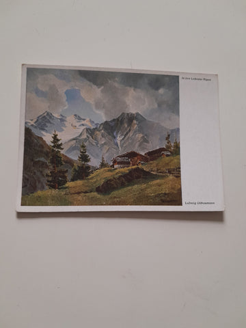 AK In den Lechtaler Alpen (Hochkrumbach) Ludwig Gschosmann.