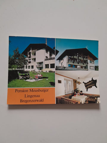 AK Lingenau 20. Pension Meusburger.