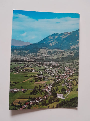 AK Ludesch. Blick gegen Thüringen.
