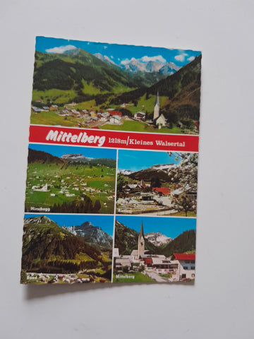 AK Mittelberg. Kleines Walsertal.
