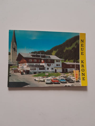 AK Mittelberg/Kleinwalsertal. Hotel Pension Neue Krone.