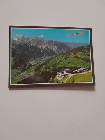 AK Talblick von der Kapellalpe auf Schruns Tschagguns, Vandans und Bartolomäberg.