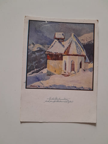 AK Christberg. Montafon. Nach einem Original von H. Weckerle.
