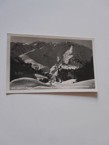 AK Schröcken mit Braunarlspitze.
