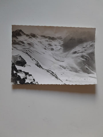 AK Silvretta. Breites Wasser mit Krone, Kronenjoch, Futschhölpass und Augstenberg.