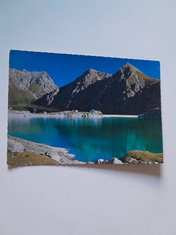 AK Lünersee mit neuer Douglashütte.