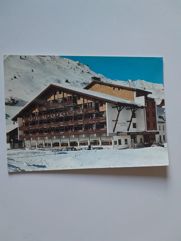 AK Zürs am Arlberg. Hotel Alpenrose-Post.