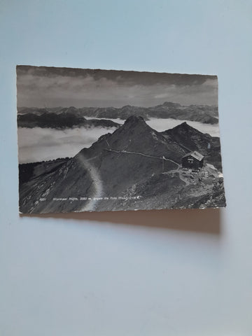 AK Wormser Hütte gegen die Rote Wand.