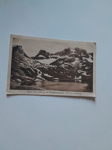 AK Zürser See mit Wildgrubengruppe.
