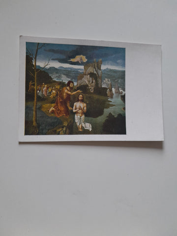 AK Joachim de Patinier: Die Taufe Christi. (Wien Kunsthistorisches Museum)