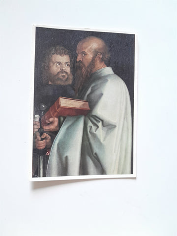 AK Albrecht Dürer. Die vier Apostel. Paulus und Markus. (Bayerische Staatsgemäldesammungen München)