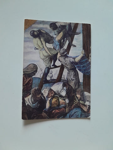 AK Jacopo Robusti (Tintoretto) Die Kreuzabnahme. Caen, Musee.