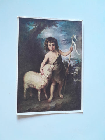 AK Bartolome Esteban Murillo. Johannes der Täufer als Kind. (Kunsthistorisches Museum Wien)