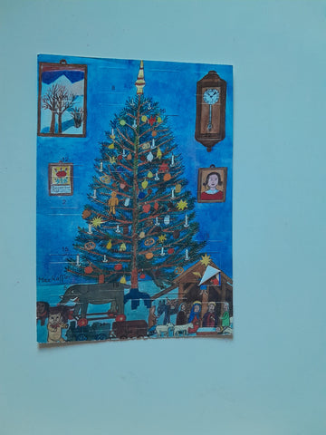 Adventkalender SOS-Kinderdorf. Weihnachtsbaum von Max Raffler.