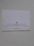 Billett - Adventkalender SOS-Kinderdorf. Heiliger Abend Zeichnung von Gisela Brügmann, Fensterbilder von Helga Genser.