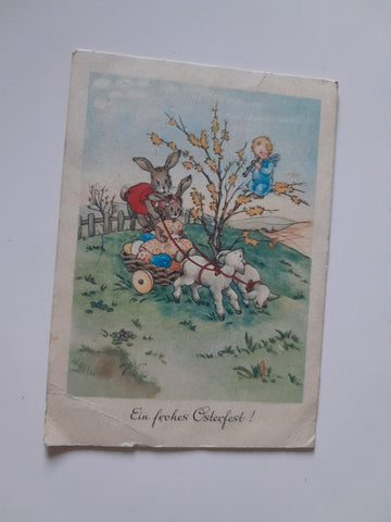 AK Ein frohes Osterfest. (Zeichnung von Elfriede Türr)
