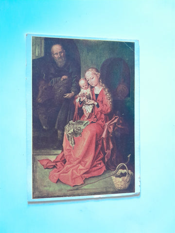 AK Martin Schongauer. Die Heilige Familie.