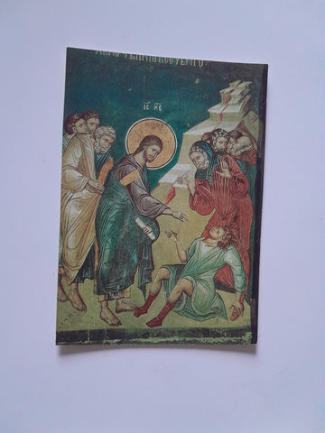 AK Jesus heilt den Besessenen Kloster Decani.