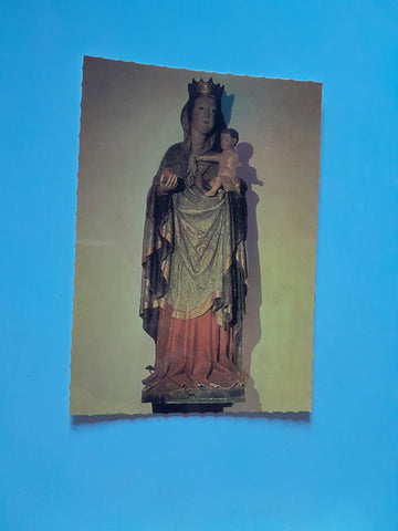 AK Wallfahrtskirche Maria Laach a. J. NÖ. Madonna mit dem Apfel.