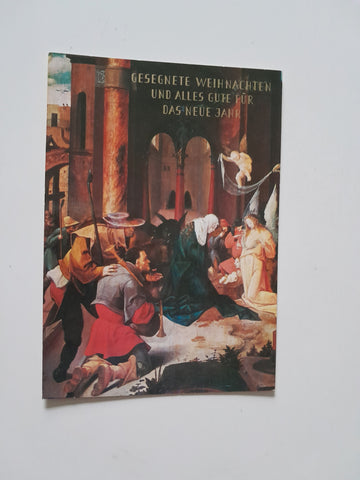 AK Anbetung der Hirten. Jan Wellensz de Cock. Museum Zagreb.