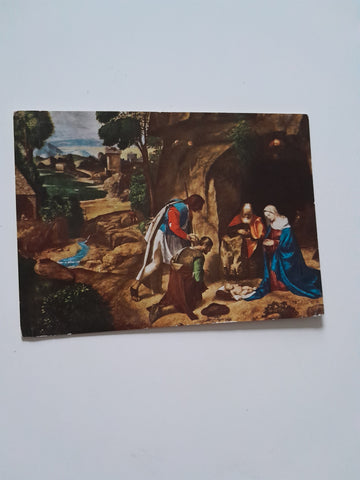 AK Giorgione: Anbetung der Hirten.