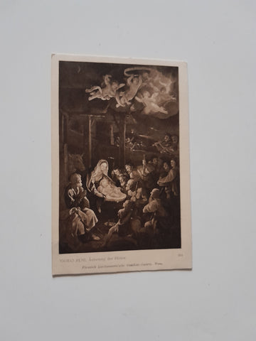 AK Guido Reni: Anbetung der Hirten. Fürstlich Liechtenstein'sche Gemälde Galerie.