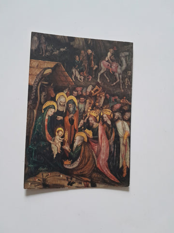 AK Stefano da Verona. L'Adorazione dei Magi. Milano Pinacoteca di Brera.