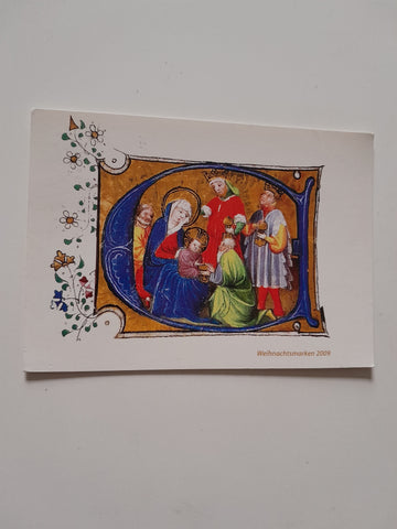 AK Anbetung der Könige aus dem Hoya-Missale.