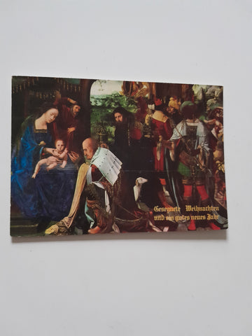 AK Anbetung der heiligen 3 Könige.