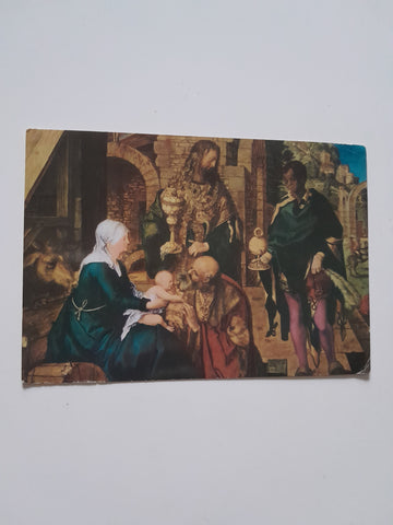 AK Anbetung der heiligen 3 Könige.