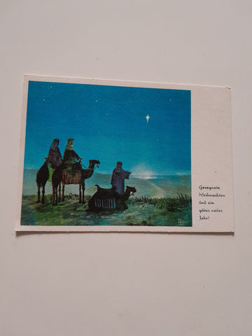AK Der Stern von Bethlehem. mundgemalt von N. Spencer.