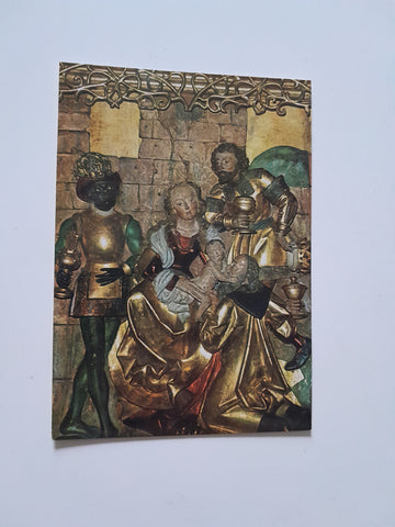 AK Die Anbetung der Könige. Veit-Stoß-Altar. Stift Nonnberg, Salzburg.