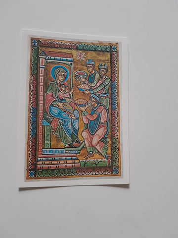 AK Anbetung der Könige Perikopen Buch von St. Erentrud Salzburg.