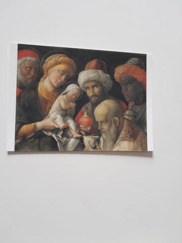 AK Andrea Mantegna. Anbetung der Könige. Paul Getty Museum, Malibu.