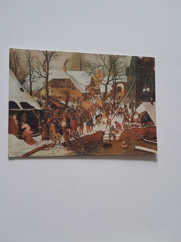 AK Pieter Brueghel (Junior) Die Anbetung der heiligen 3 Könige. Amsterdam Rijksmuseum.