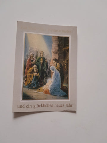 AK Krippendarstellung. (Glückwunschkarte)