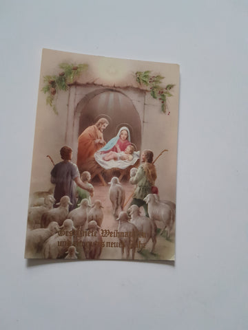 AK Krippenmotiv (Glückwunschkarte)