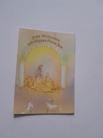 AK Krippenmotiv (Glückwunschkarte)