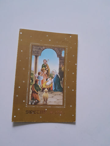 AK Krippenmotiv (Glückwunschkarte)
