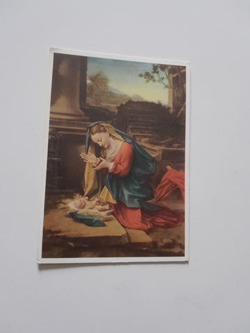 AK La Nascita di Gesu - Correggio. Uffizi - Firenze.