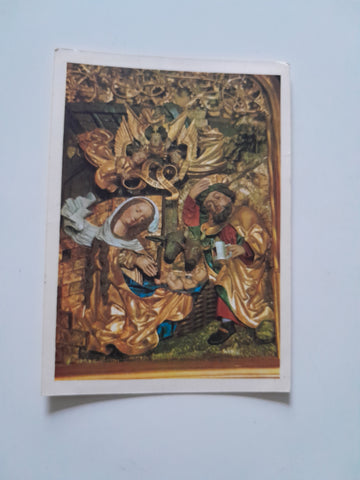 AK Geburt Jesu von Michael Pacher.
