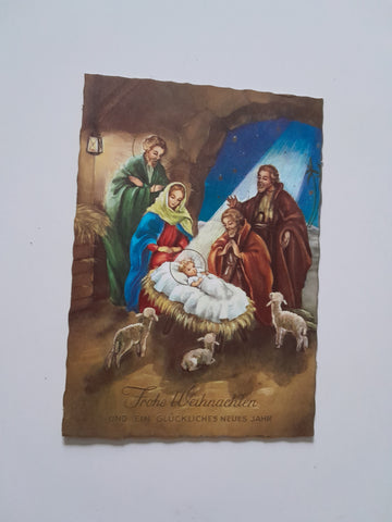 AK Geburt Christi. (Glückwunschkarte)