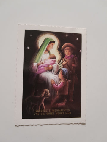 AK Geburt Christi. (Glückwunschkarte)